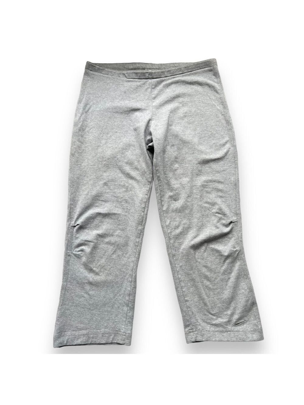 NIKE Women’s Organic Cotton Cropped Leggings Grey Size XS